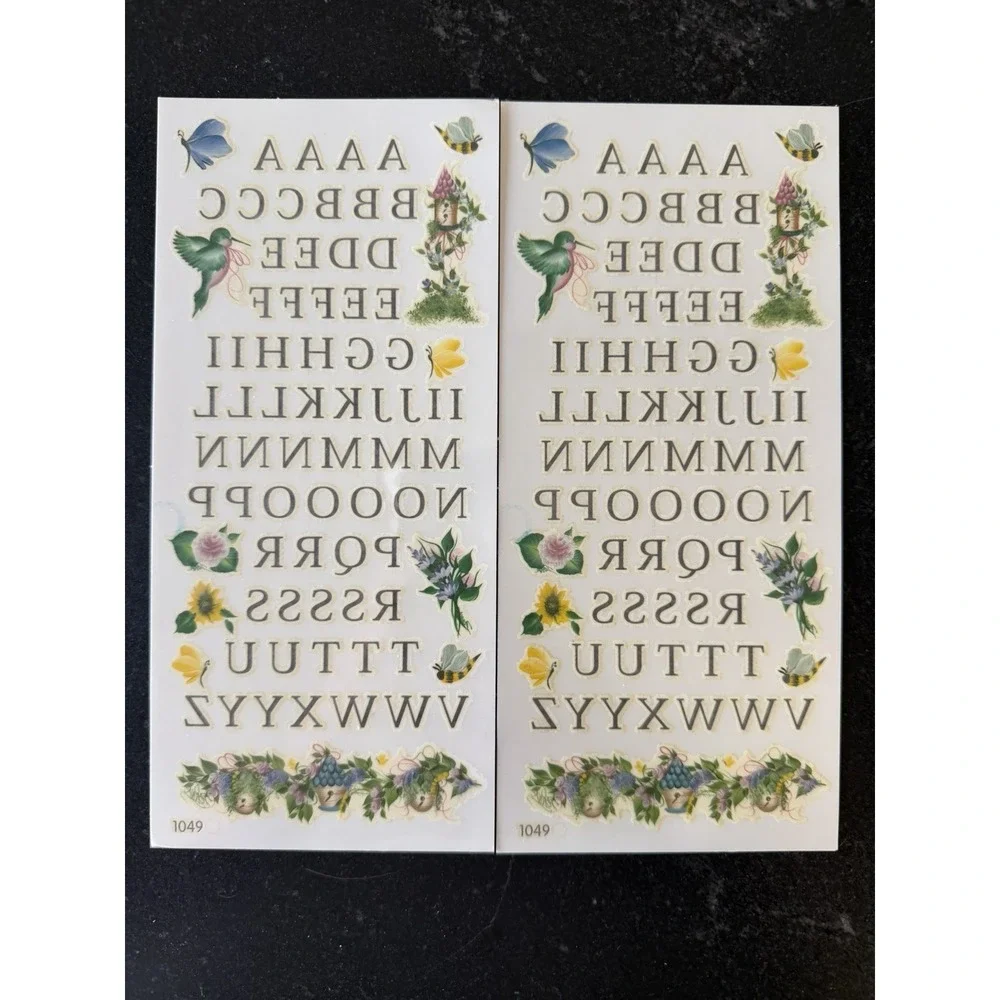 Plaid FolkArt Rub‎ On Transfers 2001 Farmhouse Floral Sunflower Lot